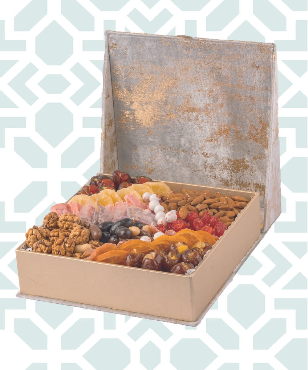 Boite Carré Velours - Ref 1048*